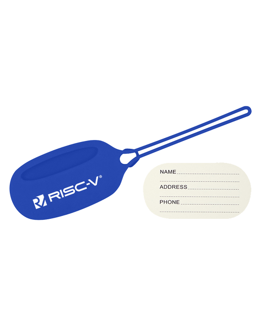The RISC-V Silicone Luggage Tag