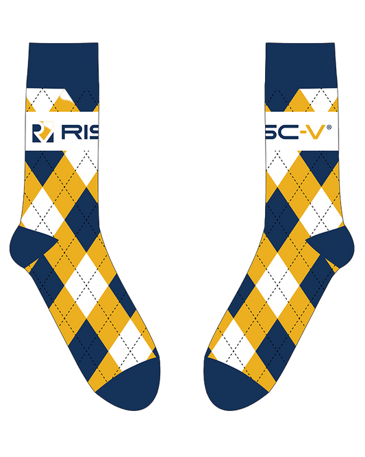 Ambassador RISC-V Argyle Socks