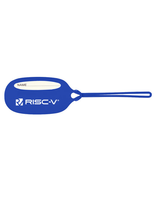 100pc Bulk Pack -  RISC-V Silicone Luggage Tag