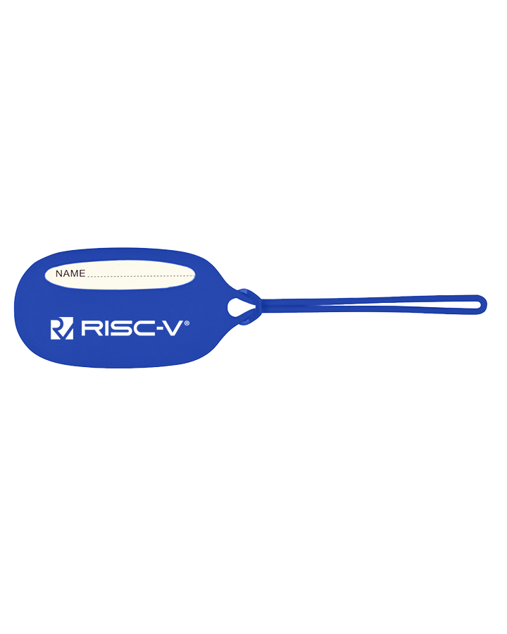 The RISC-V Silicone Luggage Tag